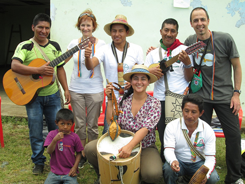 Garabide in teacher training for the Kwet Fxi´jnxi Nasa community (Colombia)