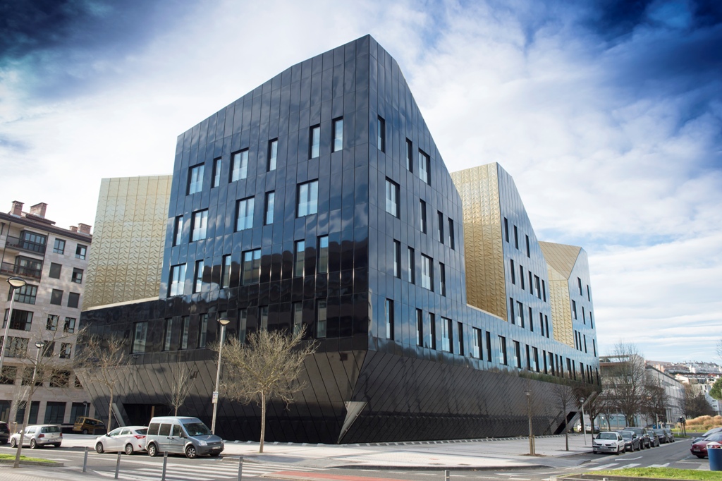 The new Musikene building, whose award- winning architecture has been highly praised